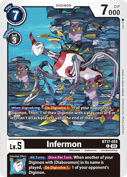 Infermon BT17-055 - Common BT17 Secret Crisis