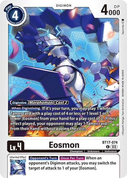 Eosmon BT17-074 - Common BT17 Secret Crisis