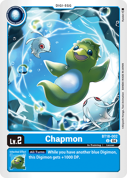 Chapmon BT18-002 - Uncommon BT18-19 Special Booster VER 2.0
