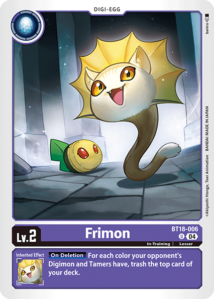 Frimon BT18-006 - Uncommon BT18-19 Special Booster VER 2.0