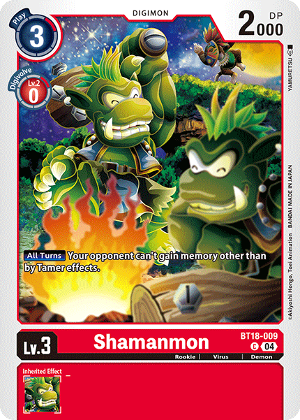 Shamanmon BT18-009 - Common BT18-19 Special Booster VER 2.0