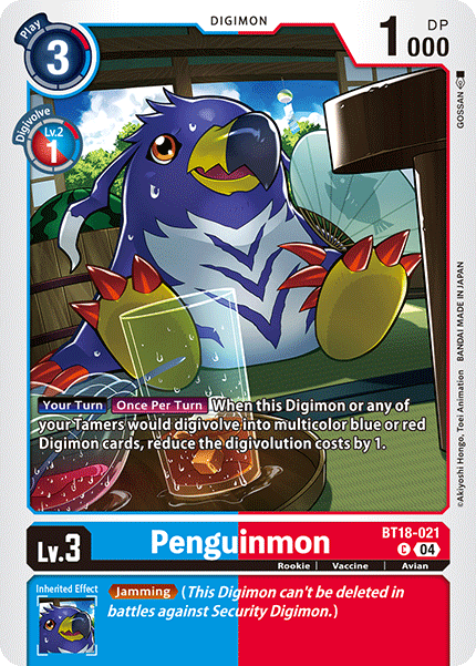 Penguinmon BT18-021 - Common BT18-19 Special Booster VER 2.0