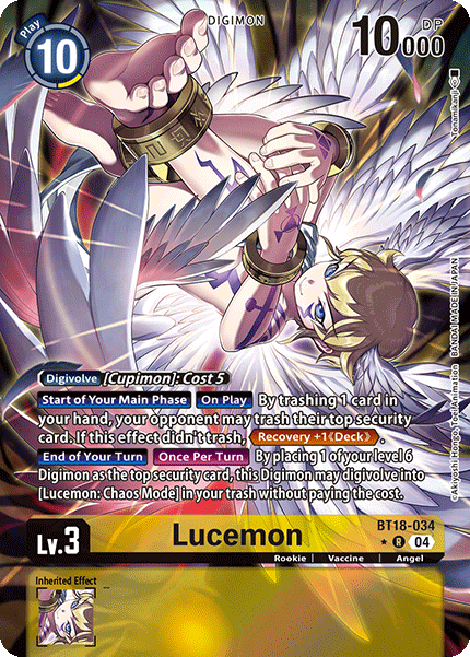 [ALTERNATE ART] Lucemon BT18-034 - R BT18-19 Special Booster VER 2.0