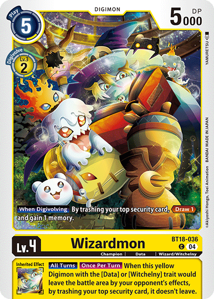 Wizardmon BT18-036 - Common BT18-19 Special Booster VER 2.0