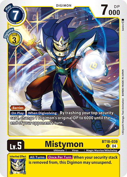 Mistymon BT18-039 - Uncommon BT18-19 Special Booster VER 2.0