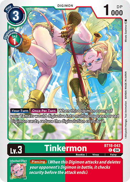 Tinkermon BT18-043 - Common BT18-19 Special Booster VER 2.0