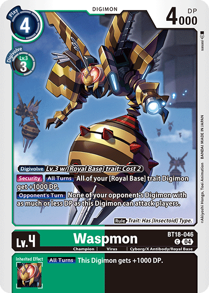 Waspmon BT18-046 - Common BT18-19 Special Booster VER 2.0