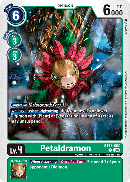 Petaldramon BT18-050 - Common BT18-19 Special Booster VER 2.0