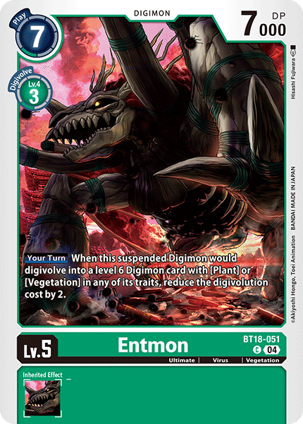 Entmon BT18-051 - Common BT18-19 Special Booster VER 2.0