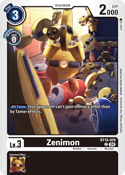 Zenimon BT18-059 - Common BT18-19 Special Booster VER 2.0
