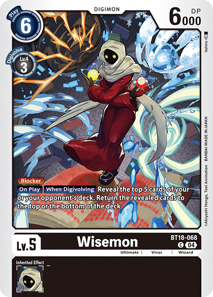 Wisemon BT18-068 - Common BT18-19 Special Booster VER 2.0
