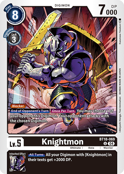 Knightmon BT18-069 - Uncommon BT18-19 Special Booster VER 2.0