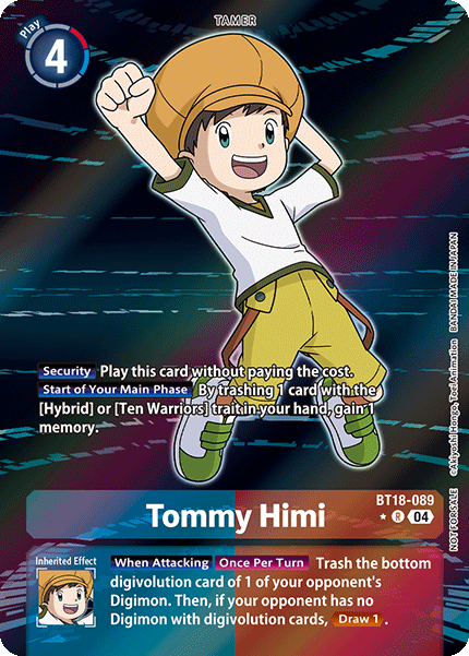 Tommy Himi (BT18-089) - BT18-19 Special Booster VER 2.0 Box Topper