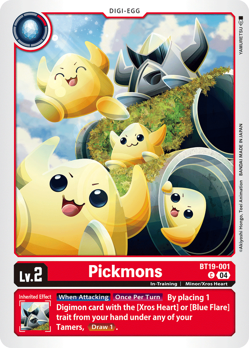 Pickmons BT19-001 Common -  BT19-20 Special Booser VER 2.5
