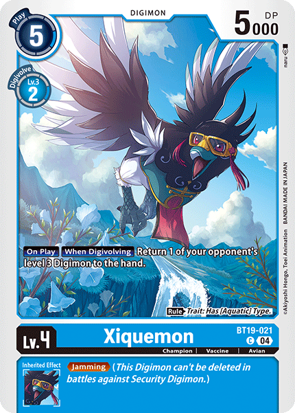 Xiquemon BT19-021 - Common BT18-19 Special Booster VER 2.0