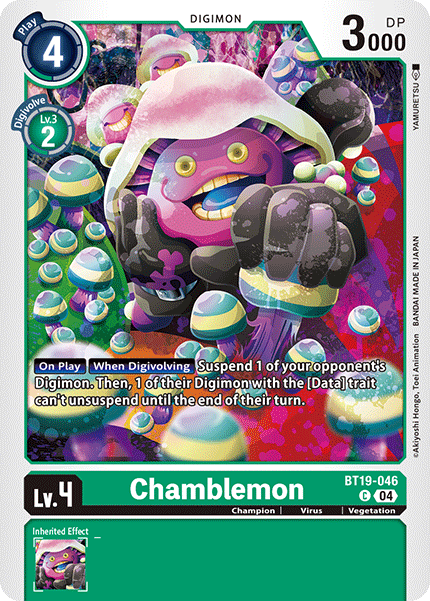 Chamblemon BT19-046 - Common BT18-19 Special Booster VER 2.0