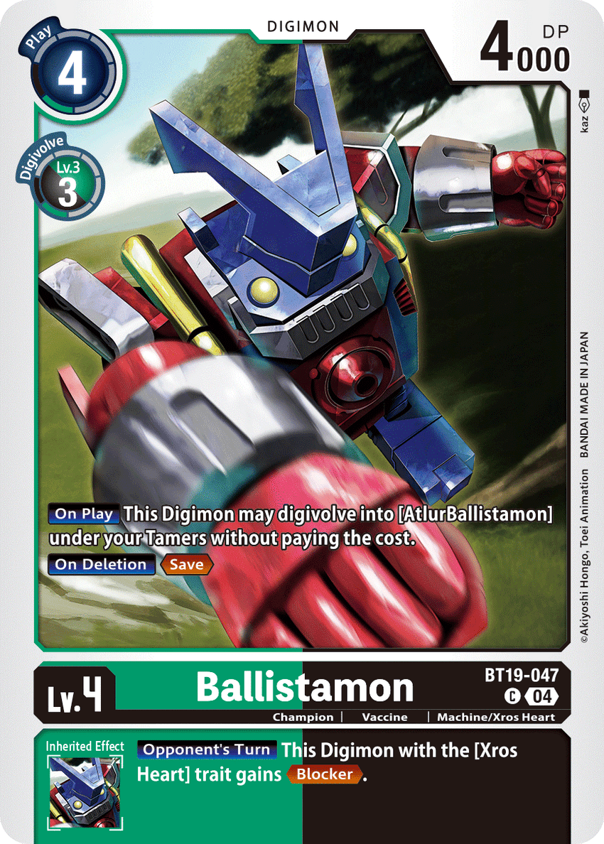 Ballistamon BT19-047 Common -  BT19-20 Special Booser VER 2.5