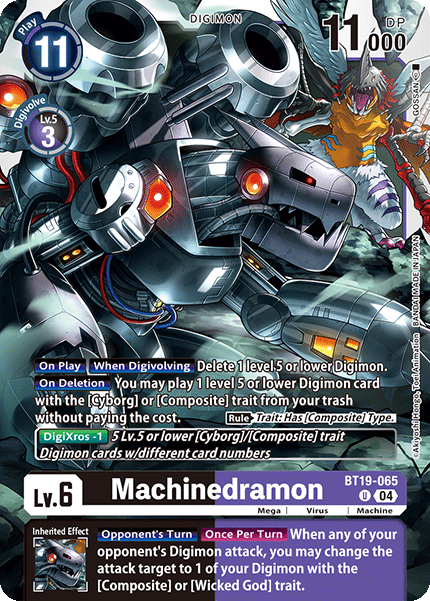 Machinedramon BT19-065 - Uncommon BT18-19 Special Booster VER 2.0