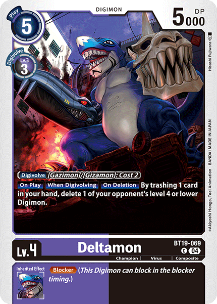 Deltamon BT19-069 - Common BT18-19 Special Booster VER 2.0