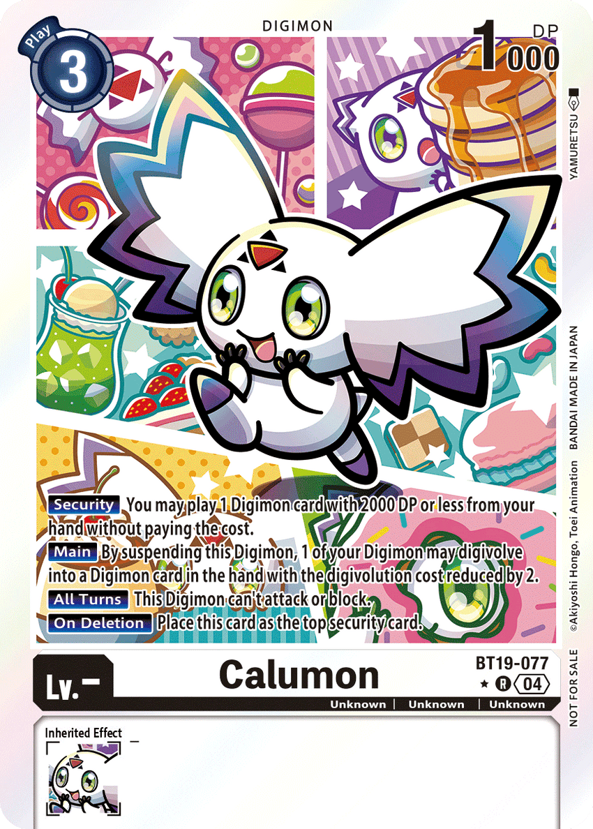 Calumon (BT19-077) Box Topper -  BT19-20 Special Booser VER 2.5