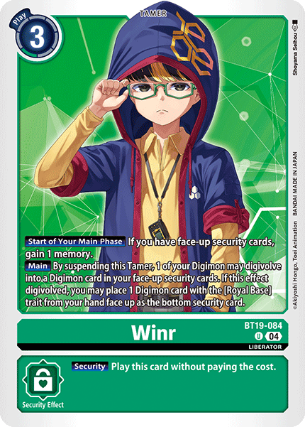 Winr BT19-084 - Uncommon BT18-19 Special Booster VER 2.0