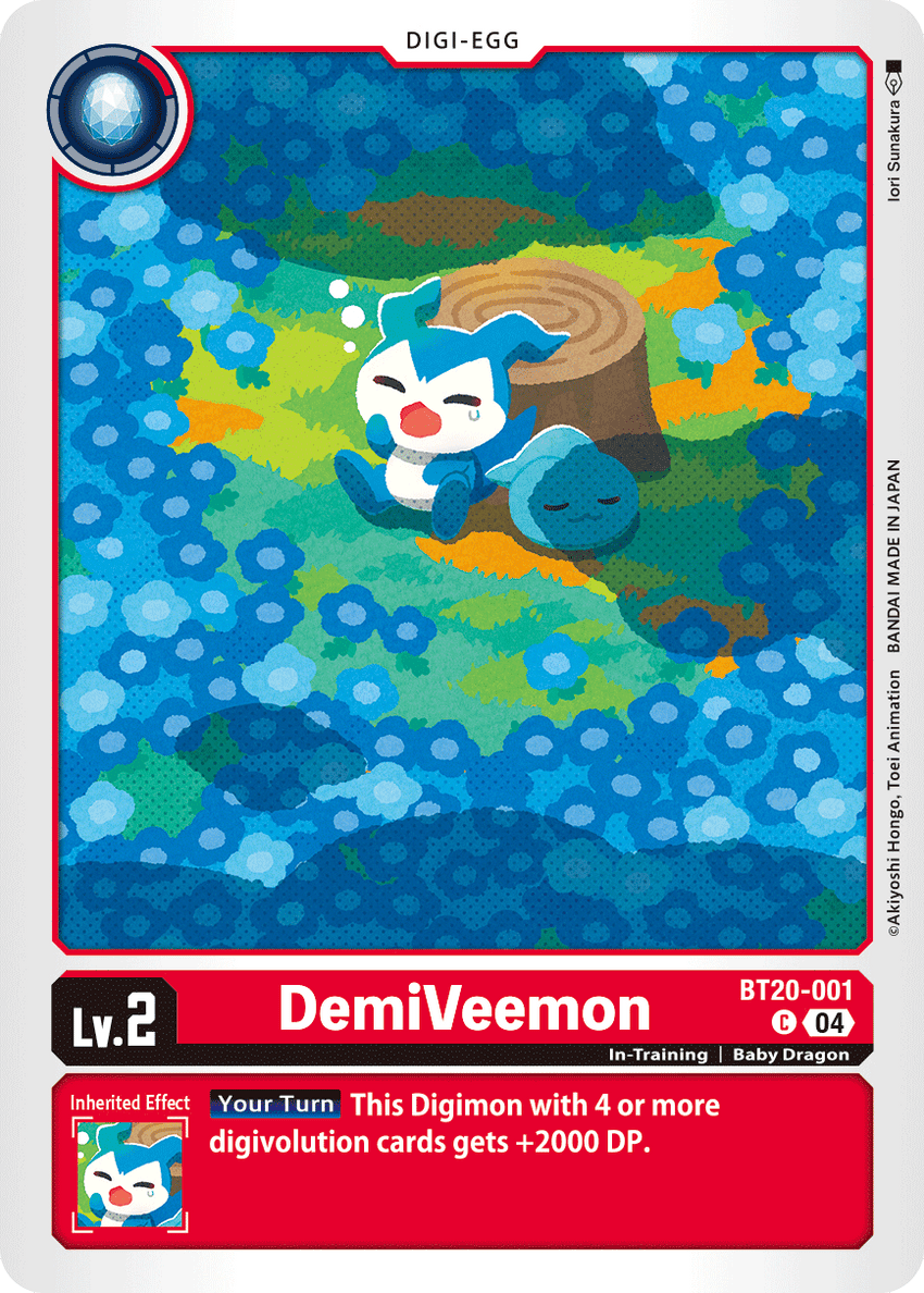DemiVeemon BT20-001 Common -  BT19-20 Special Booser VER 2.5