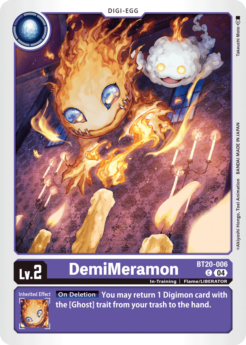 DemiMeramon BT20-006 Common -  BT19-20 Special Booser VER 2.5