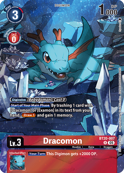 Dracomon (BT20-007) - Box Topper EX09 Versus Monsters