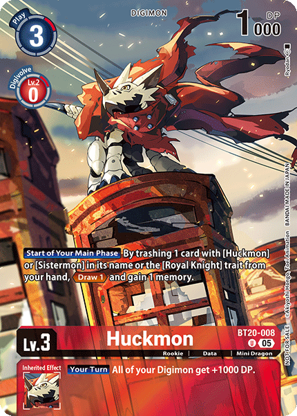 Huckmon (BT20-008) - Box Topper EX09 Versus Monsters