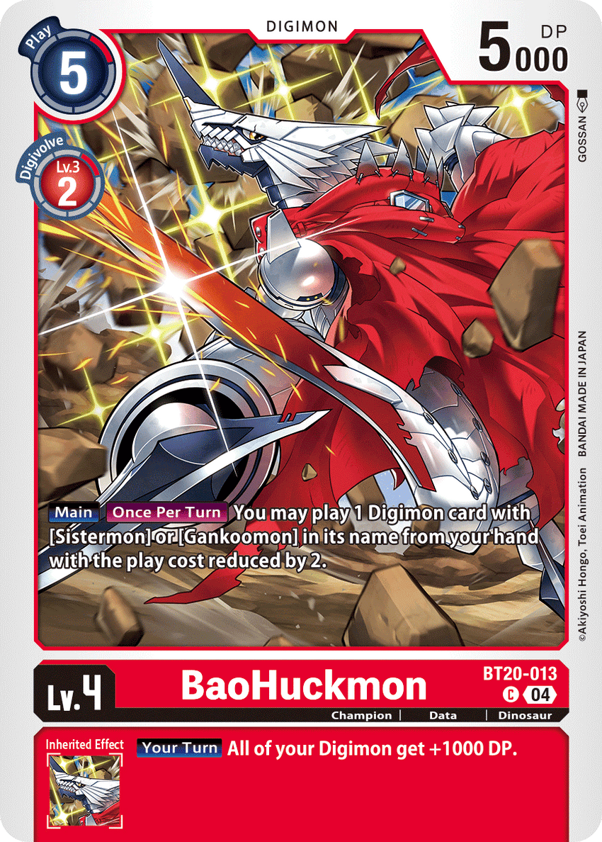 BaoHuckmon BT20-013 Common -  BT19-20 Special Booser VER 2.5