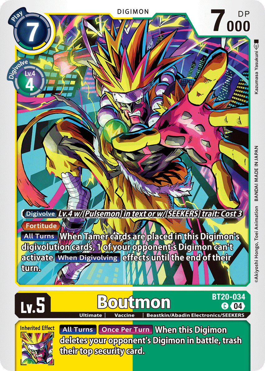 Boutmon BT20-034 Common -  BT19-20 Special Booser VER 2.5