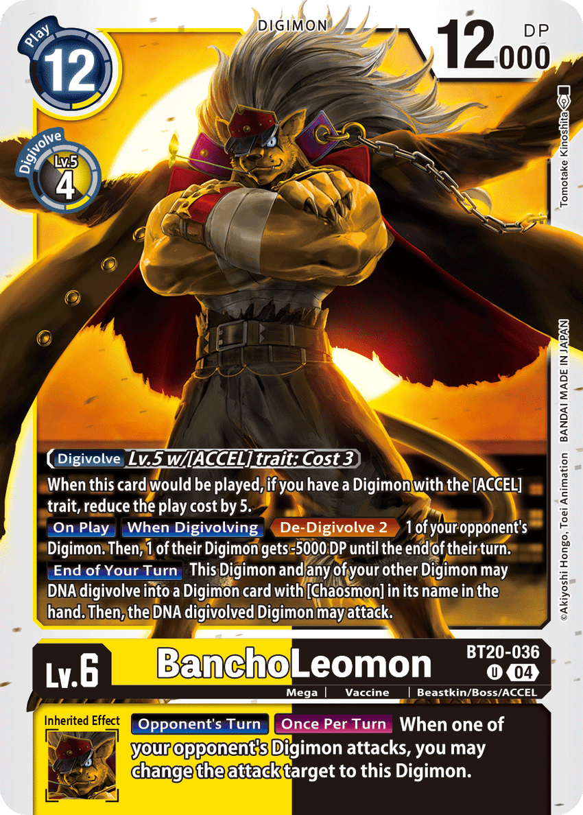BanchoLeomon BT20-036 Uncommon -  BT19-20 Special Booser VER 2.5