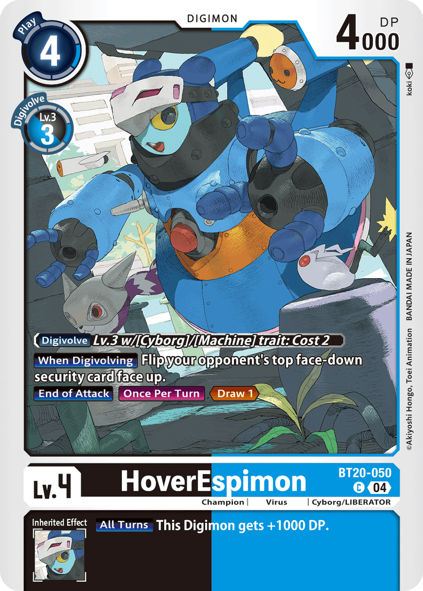 HoverEspimon BT20-050 Common -  BT19-20 Special Booser VER 2.5