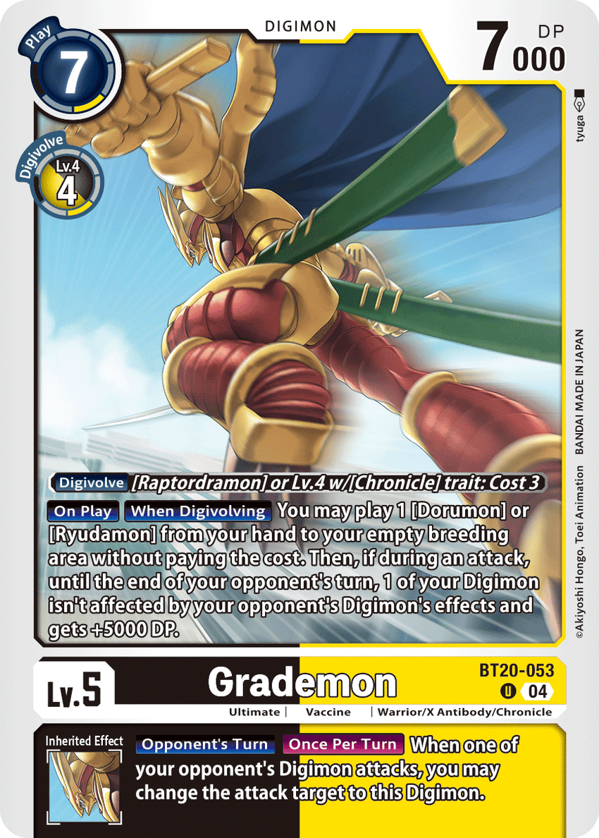 Grademon BT20-053 Uncommon -  BT19-20 Special Booser VER 2.5