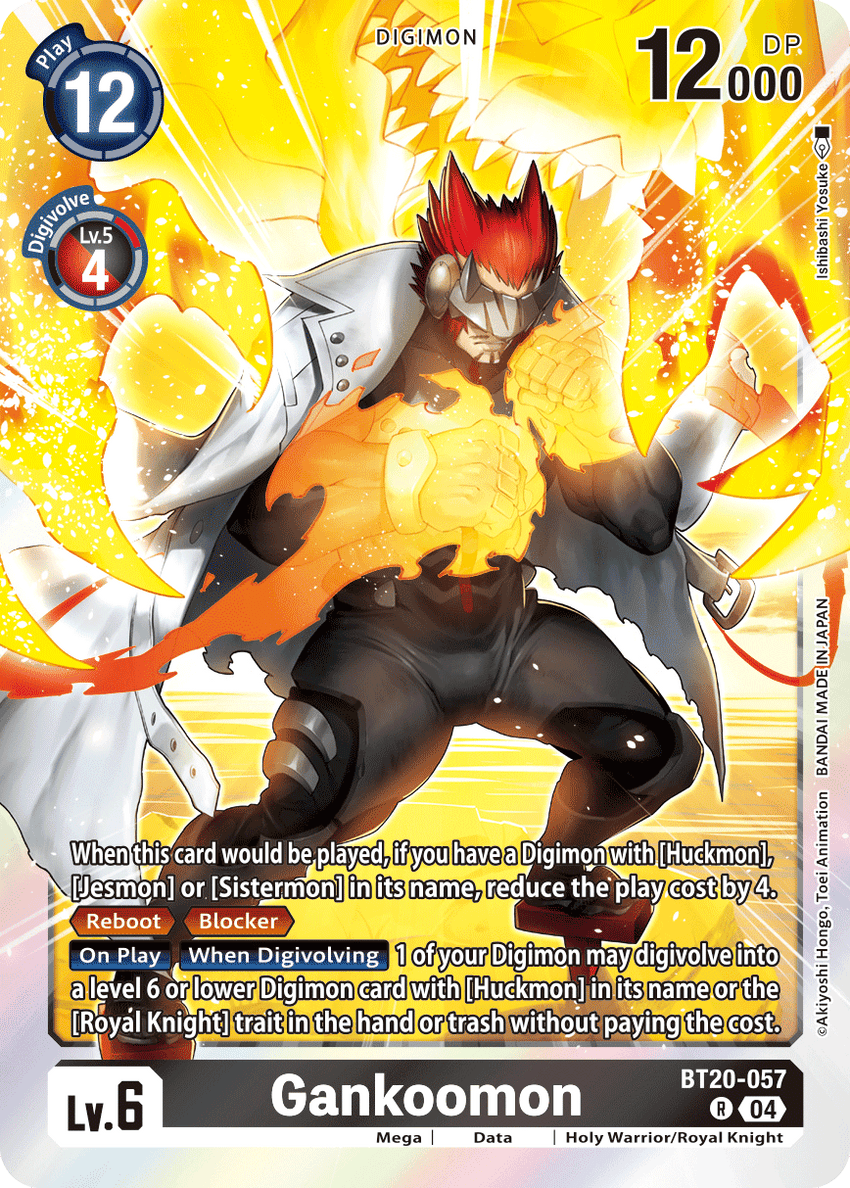 Gankoomon BT20-057 Rare -  BT19-20 Special Booser VER 2.5