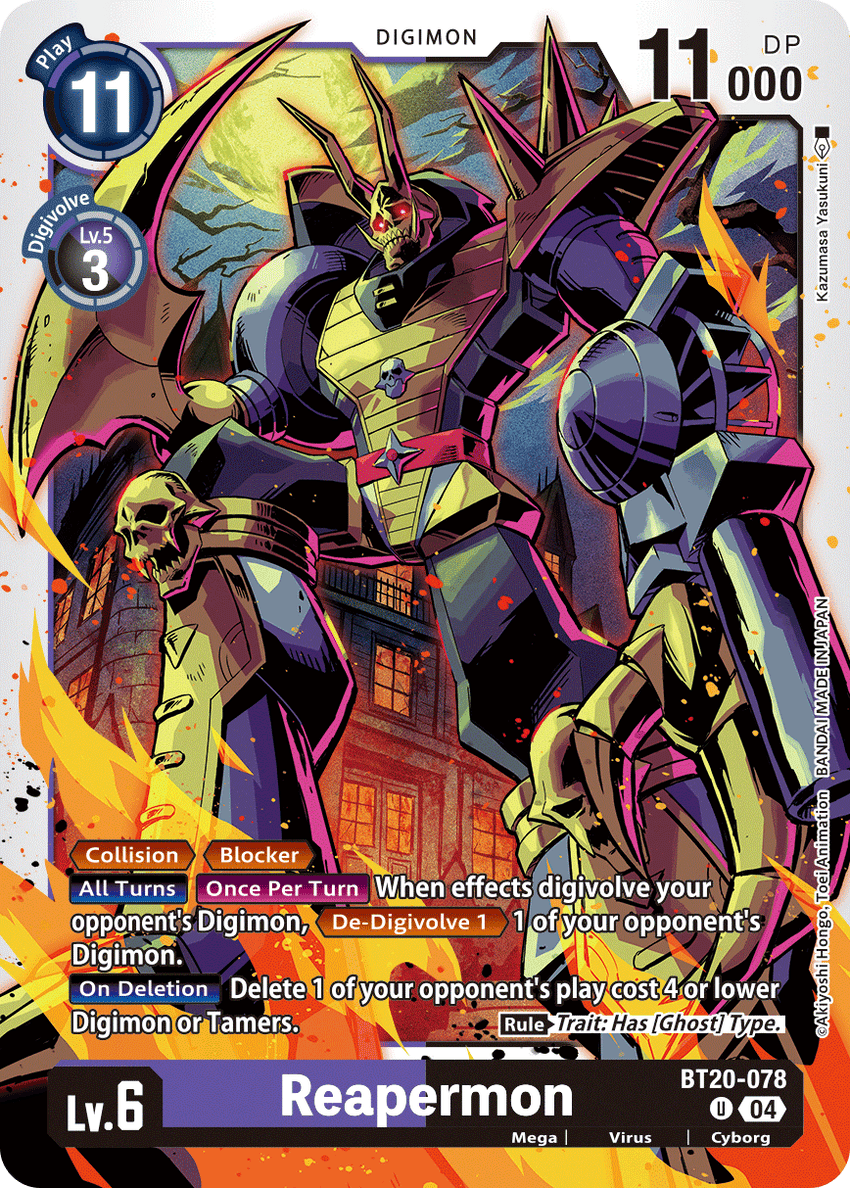 Reapermon BT20-078 Uncommon -  BT19-20 Special Booser VER 2.5