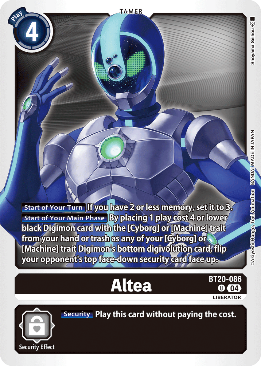 Altea BT20-086 Uncommon -  BT19-20 Special Booser VER 2.5