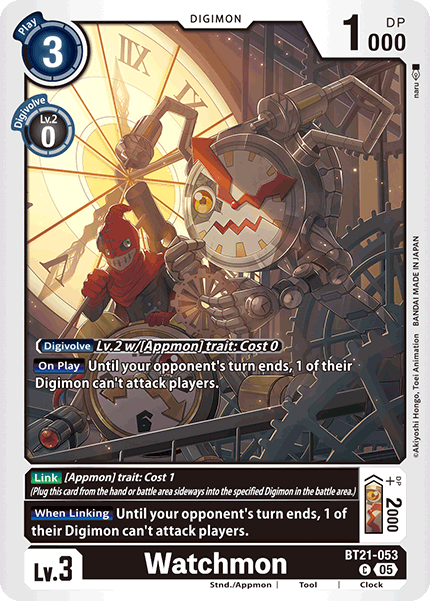 PLAYSET (4) 4x Watchmon BT21-053 - Common BT21 World Convergence