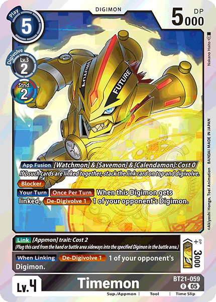 Timemon BT21-059 - Rare BT21 World Convergence