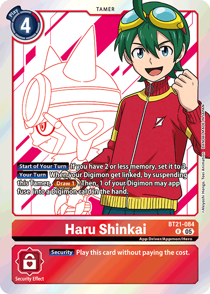 Haru Shinkai BT21-084 - Rare BT21 World Convergence