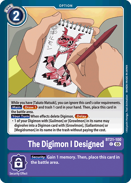 PLAYSET (4) 4x The Digimon I Designed BT21-100 - Common BT21 World Convergence