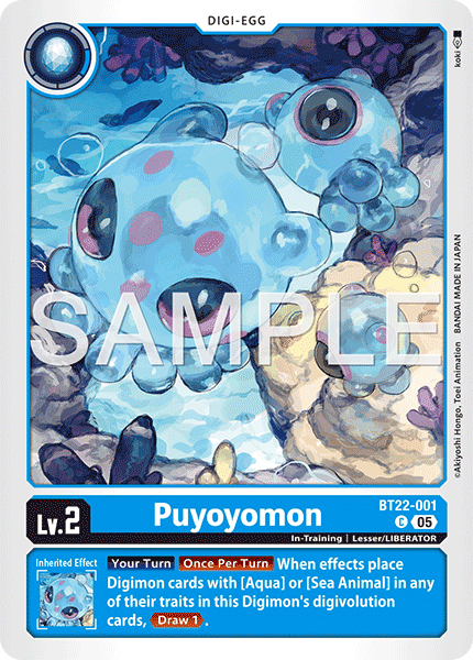 Puyoyomon (BT22-001) - Common BT22 Cyber Eden