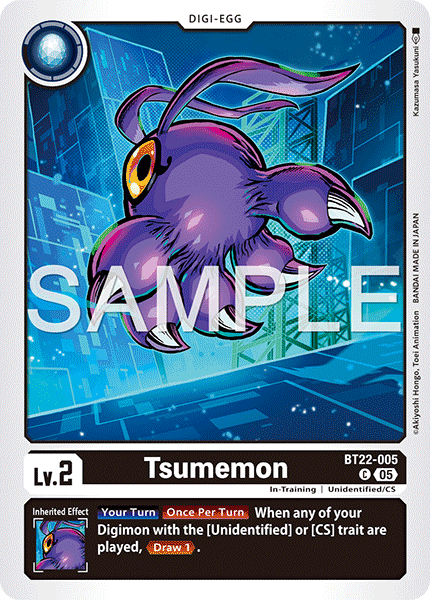 Tsumemon (BT22-005) - Common BT22 Cyber Eden