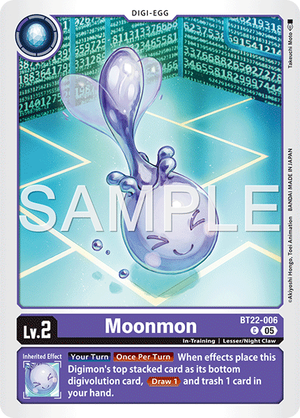 Moonmon (BT22-006) - Common BT22 Cyber Eden