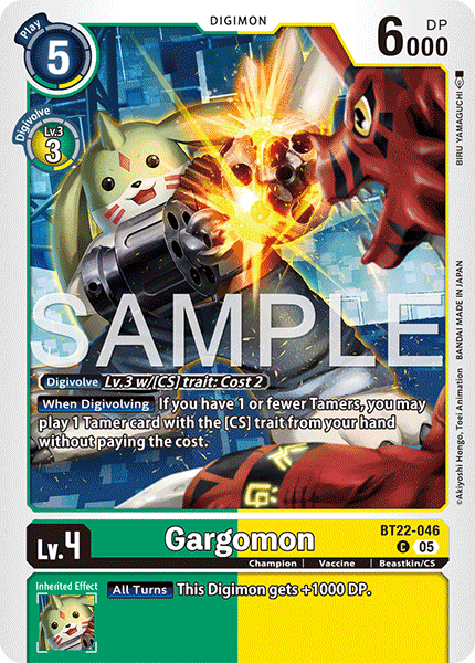 Gargomon (BT22-046) - Common BT22 Cyber Eden