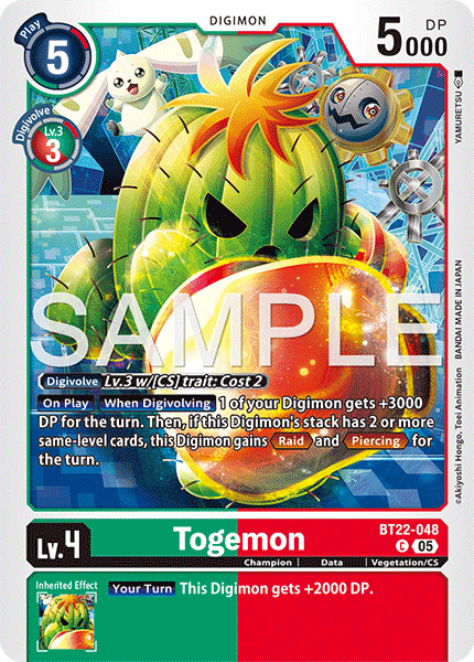 Togemon (BT22-048) - Common BT22 Cyber Eden