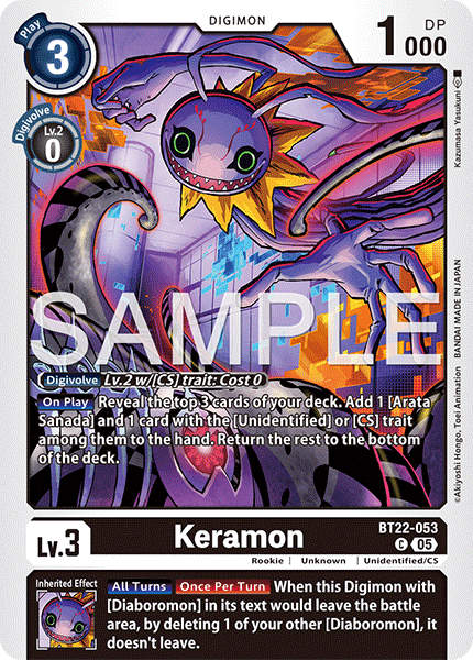 Keramon (BT22-053) - Common BT22 Cyber Eden