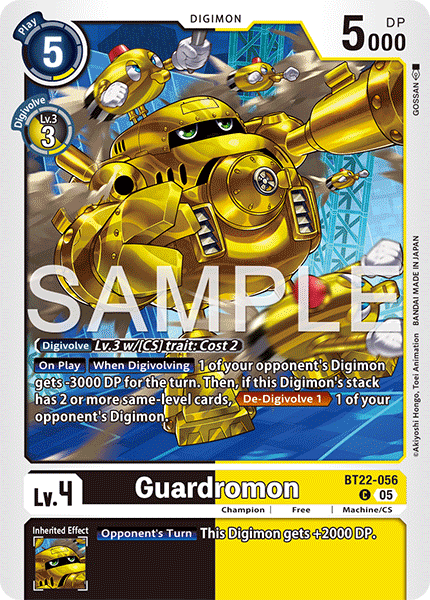 Guardromon (BT22-056) - Common BT22 Cyber Eden
