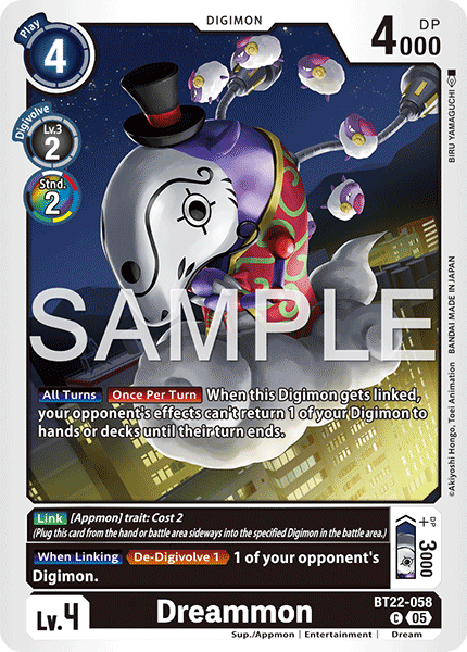 Dreammon (BT22-058) - Common BT22 Cyber Eden