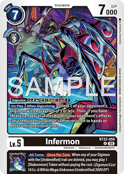 Infermon (BT22-059) - Uncommon BT22 Cyber Eden